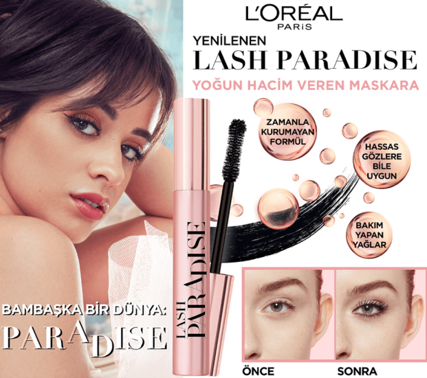 Loreal Paris Voluminus Paradise Intense Black Maskara