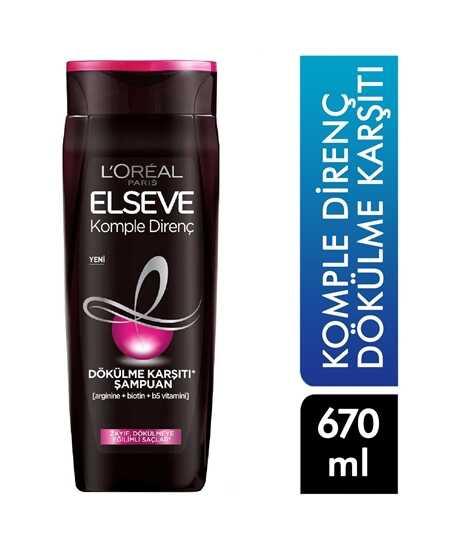 Elseve Komple Direnç Dökülme Karşıtı Şampuan 670 ml