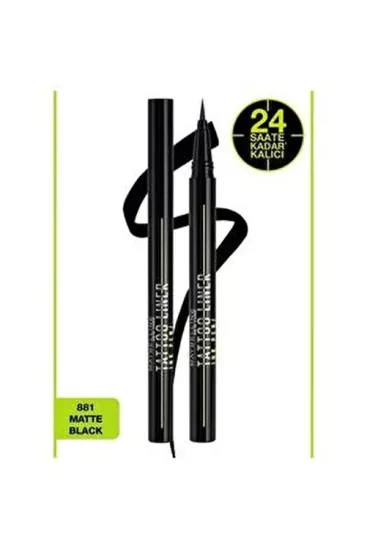 Maybelline Tattoo Liner Ink Pen Eyeliner 881 Matte Black