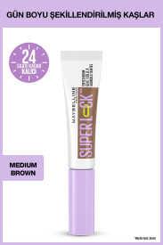 Maybelline Super Lock Brow Glue Kaş Sabitleyici Maskara - Medium Brown