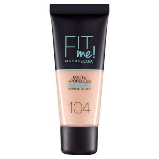 Maybelline New York Fit Me Matte+Poreless Fondöten - 104 Soft Ivory