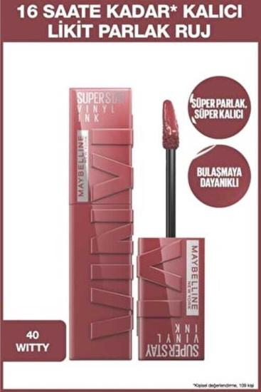 Maybelline Super Stay Vinyl Ink 40 Witty