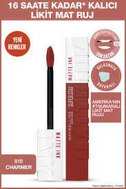 Maybelline New York Super Stay Matte Ink Likit Mat Ruj - 510 Charmer