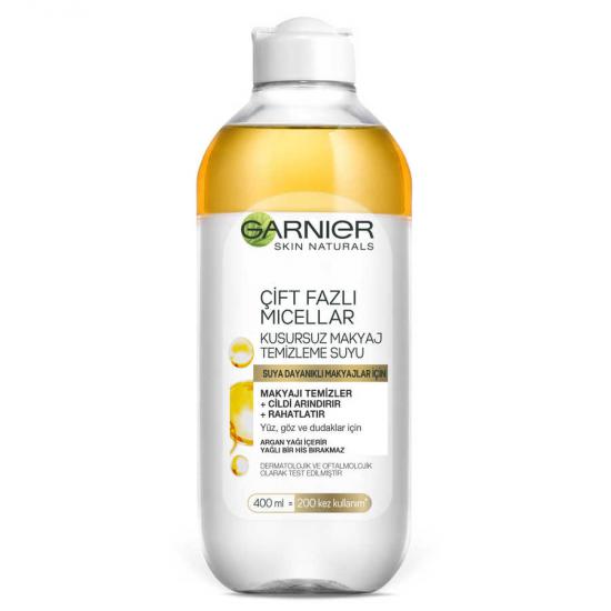 Garnier Çift Fazli Micellar Kusursuz Makyaj Temizleme Suyu 400 ml