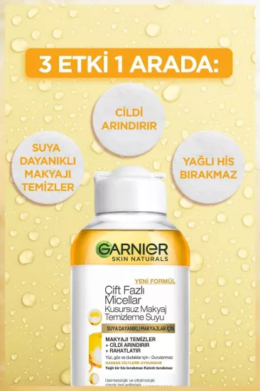 Garnier Çift Fazlı Micellar Kusursuz Makyaj Temizleme Suyu 100 ml