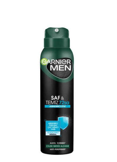 Garnier Men Saf ve Temiz 72 Saat Spray Deodorant 150 ml