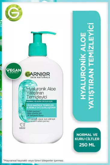 Garnier Hyaluronik Aloe Yatıştıran Temizleyici 250 ml