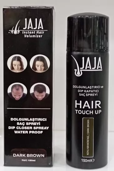 Jaja Dolgunlaştırıcı Dip Kapatıcı Saç Spreyi Dark Brown Koyu Kahve 150 ml