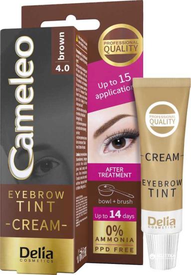 Delia Cosmetics Cameleo Eyebrow Tint Cream 4.0 Brown