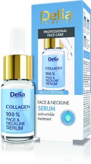 Delia Cosmetics Collagen Face & Neckline Serum 100  ml