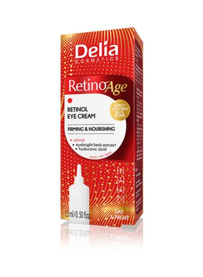 Delia Cosmetics Retinol içerikli Sıkılaştırıcı ve Besleyici Göz Kremi 15 ml