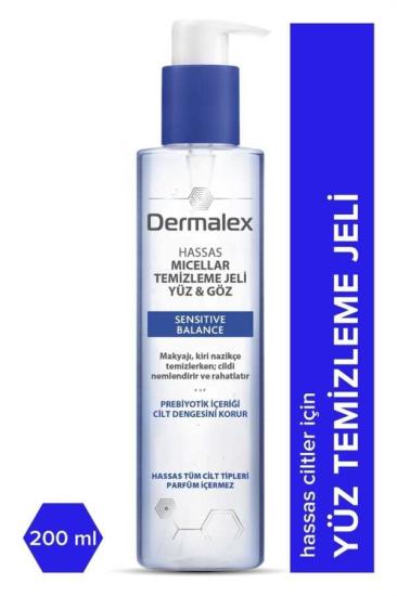 Dermalex Sensitive Balance Hassas Micellar Temizleme Jeli 200 ml