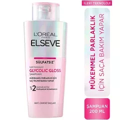 Elseve Glycolic Gloss Sülfatsız Şampuan 200 ml