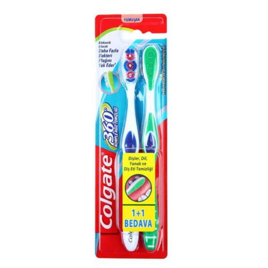 Colgate 360 1+1 Fırça Yumuşak