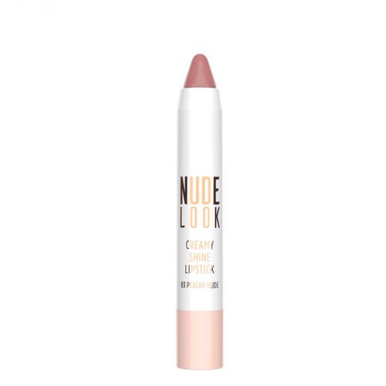 Golden Rose Nude Look Creamy Shine Lipstick Ruj 03