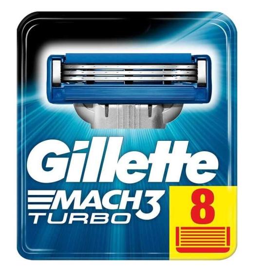 Gillette Mach 3 Kartuş Turbo 8 ’li