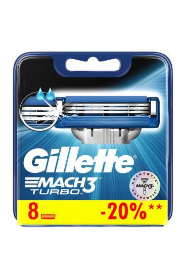 Gillette Mach 3 Kartuş Turbo 8 ’li