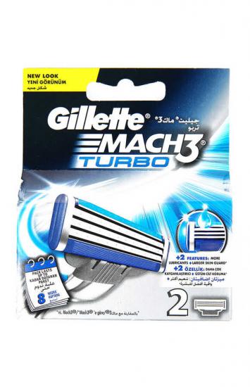 Gillette Mach 3 Kartuş Turbo 2’li