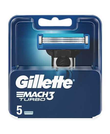 GILLETTE MACH 3 KARTUŞ TURBO 5 Lİ