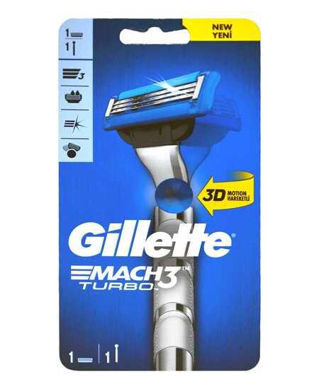 GILLETTE MACH 3 MAKINA TURBO 1 UP 3D MOTION