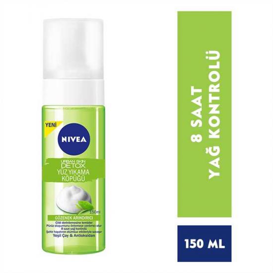 Nivea Urban Detox Yüz Yıkama Köpüğü 150 ml