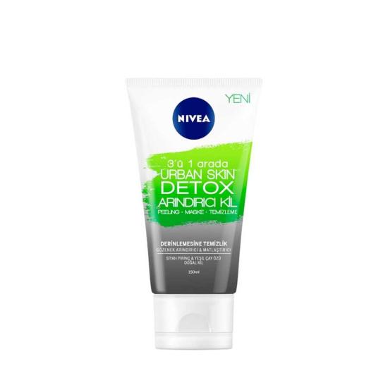 Nivea Urban Skin Detox 3Ü1 Arada Peeling+Maske+Temizleme 150 ml