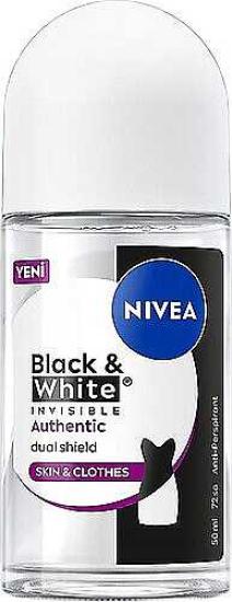 Nivea Women Black&White Invisible Authentic Roll On 50 ml