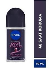 Nivea Black Pearl Beauty Kadın Roll on 50 ml