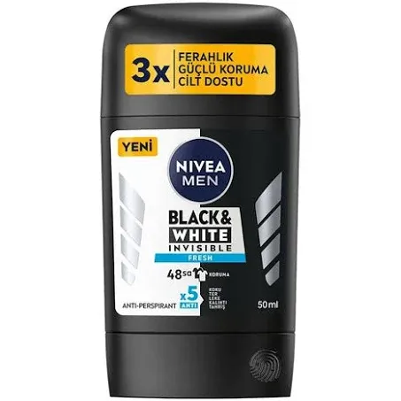 Nivea Men Black White Invisible Fresh Deostick 50 ml