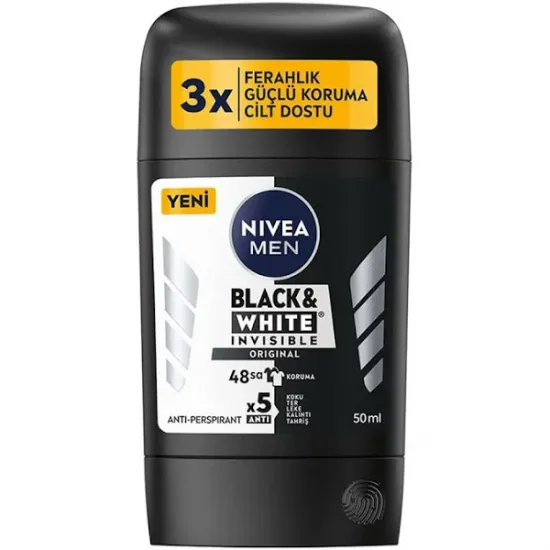 Nivea Men Black White Invisible Original Deostick 50 ml