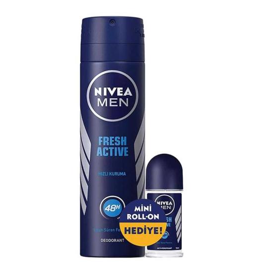 Nivea Men Fresh Active Deodorant Set 150 ml + 25 ml