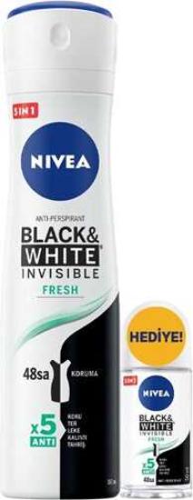 Nivea Women Black White Invisible Fresh Deodorant Set 150 ml + 25 ml
