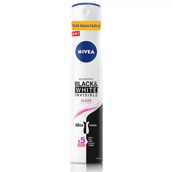 Nivea Women Black White Invisible Original Deodorant 200 ml