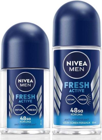 Nivea Fresh Active Roll on 50 ml + 25 ml Roll On Set