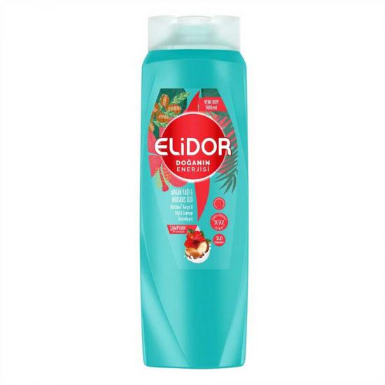 Elidor Argan Yağı Hibiskus Özü Dökülme Karşıtı Şampuan 500 ml