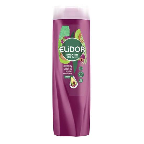 Elidor Avakado Üzüm Çekirdeği Yağı Güçlendirici Parlaklık Kazandırıcı  Şampuan 500 ml