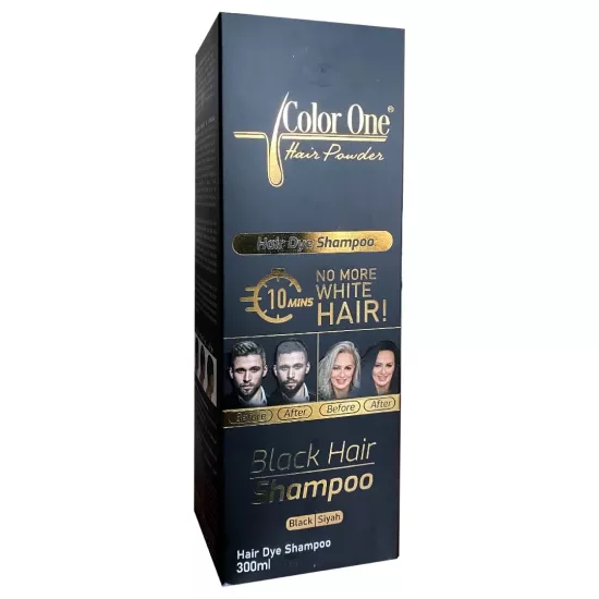 Color One Beyaz Kapatıcı Şampuan Siyah 300 ml