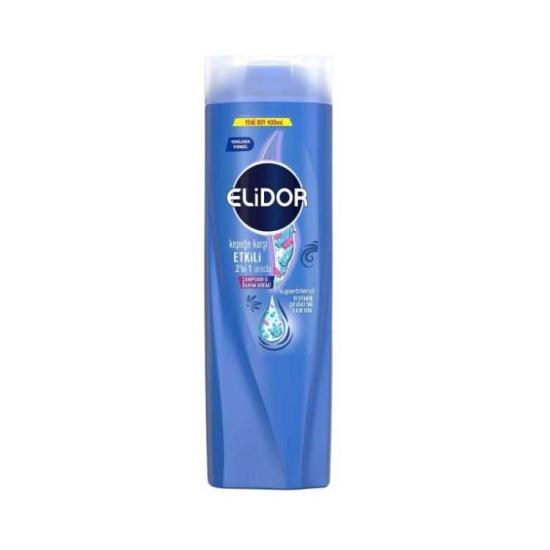Elidor Kepeğe Karşı Etkili 2’si 1 Arada Şampuan 400 ml