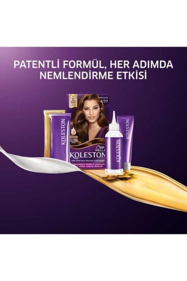 Wella Koleston Kit Boya 4/77 Kadife Kahve