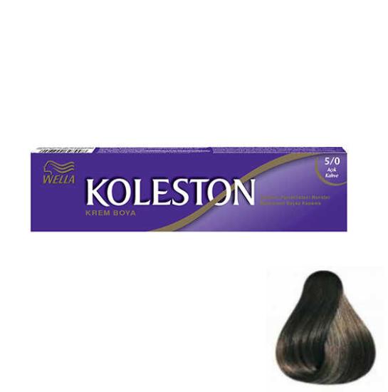 Koleston Tüp Saç Boyası 5/0 Açık Kahve