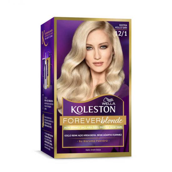 Wella Koleston Kit Forever Blonde Saç Boyası 12/1 Ekstra Küllü Sarı