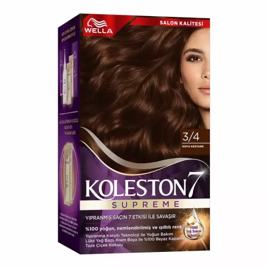 Koleston Supreme Kit 3/4 Koyu Kestane