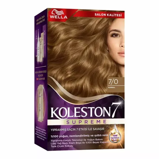 Koleston Supreme Kit Saç Boyası 7/0 Kumral