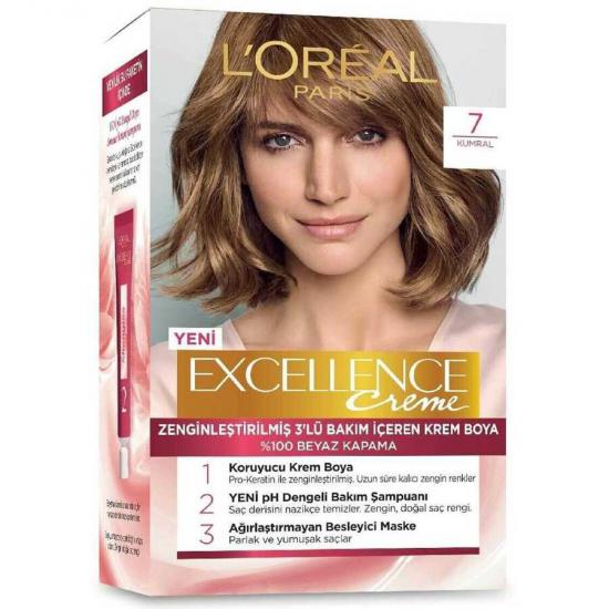 Loreal Paris Excellence Creme Saç Boyası 7 Kumral