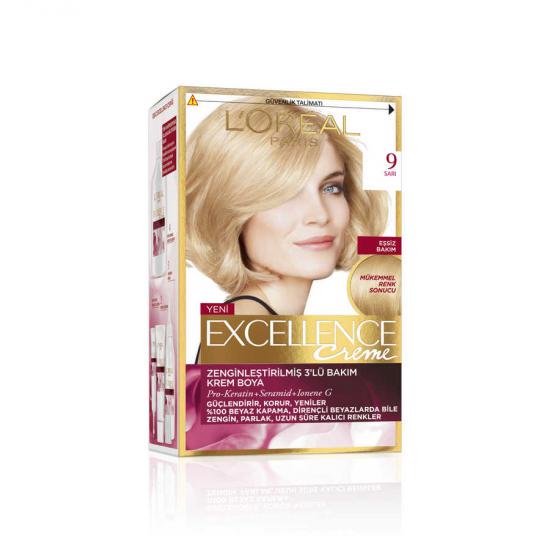 Loreal Paris Excellence Creme 9 Sarı