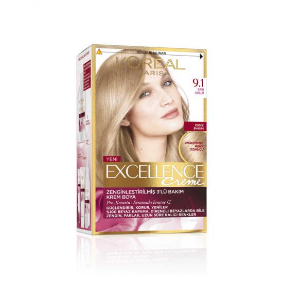 Loreal Paris Excellence Creme 9.1 Küllü Sarı