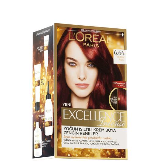 Loreal Paris Excellence Intense 6.66 Yoğun Kızıl