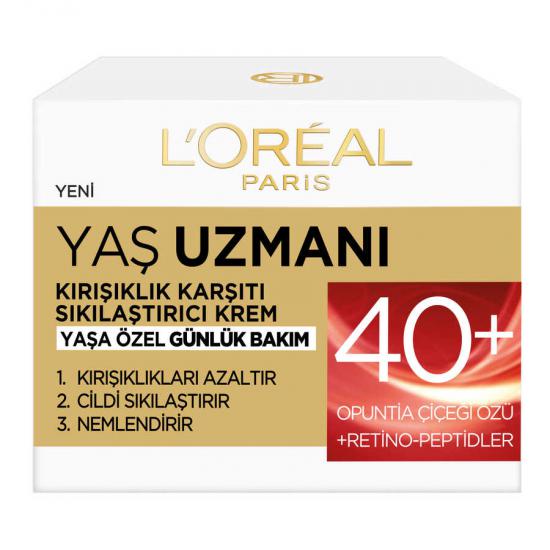 L’Oréal Paris Yaş Uzmanı 40+ Kırışıklık  Karşıtı Sıkılaştırıcı Krem 50 ml