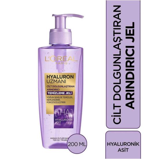 Loreal Paris Hyaluron Uzmanı Temizleme Jeli Arındırıcı 200 ml