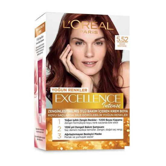Loreal Paris Excellence Intense 5.52 Sıcak Kestane